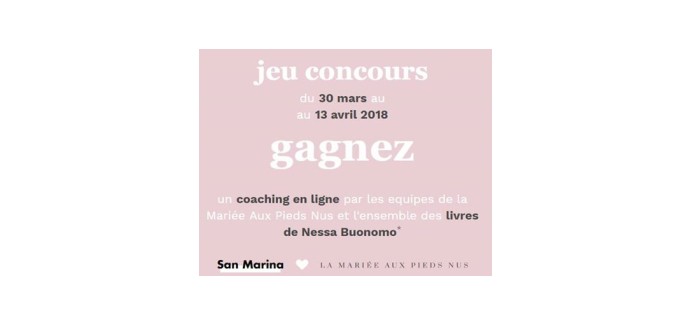 San Marina: 1 moodboard personnalisé, 2h de coaching en ligne, 3 livres de Vanessa Buonomo