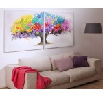 Becquet: Double tableau arbre multicolore à 143,20€ au lieu de 179€