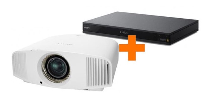 Iacono: Pack SONY - Vidéoprojecteur VPL-VW260ES à 4990€  + Lecteur Blu-ray UBP-X1000ES Offert