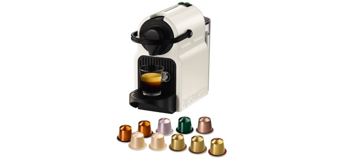 Amazon: 100 capsules offertes pour l'achat d'une Machine à Espresso Krups YY1530FD Nespresso Inissia