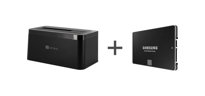 MacWay: Storeva DriveDock Type-C UASP + SSD Samsung 850 EVO 500 Go à 189,89€ au lieu de 229,98€