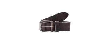 JACK & JONES: Ceinture homme en cuir couleur gris charbon au prix de 20,95€ au lieu de 29,99€