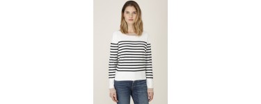 Kookaï : Pull Marinière manches longues col métallisé d'une valeur de 39,50€ au lieu de 79€