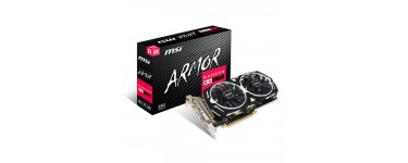 LDLC: MSI Radeon RX 570 ARMOR 8G OC à 329,95€ au lieu de 399,95€ 