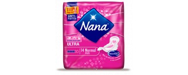 Nana: 2 serviettes hygiéniques NANA Ultra Normal Plus et Ultra Normal à tester gratuitement