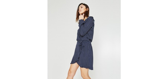 Promod: Robe effet cache-coeur à 19,97€ au lieu de 39,95€