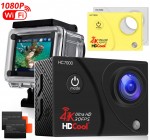Amazon: Caméra ( Style GoPro ) 4K Wifi intégré étanche à 32€ 