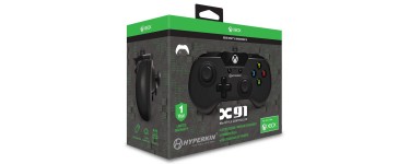 Zavvi: Manette X91 Hyperkin Années 90 XBOX ONE & PC - Noir à 38,99€ au lieu de 46,39€