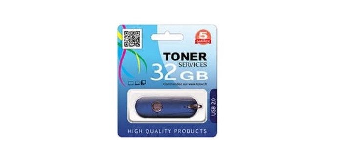 Toner Services: Clé USB 32 GB - TONER SERVICES, à 11,99€ au lieu de 15,59€
