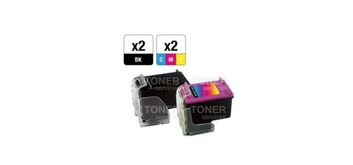 Toner Services: Cartouche d'encre P2KH301B/CLXL  pour HP Deskjet 2050 J510, à 54,95€ au lieu de 61,06€