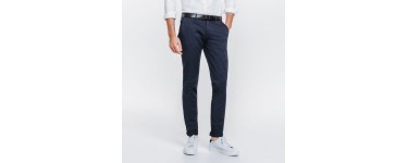 Jules: Pantalon chino slim stretch bleu marine d'une valeur de 20€ au lieu de 39,99€