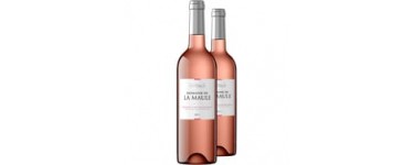 Auchan: Lot de 2 bouteilles de vin rosé Domaine de la Maule Coteaux D'Aix En Provence 2017 à 5,98€