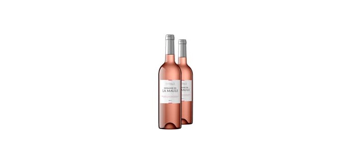 Auchan: Lot de 2 bouteilles de vin rosé Domaine de la Maule Coteaux D'Aix En Provence 2017 à 5,98€