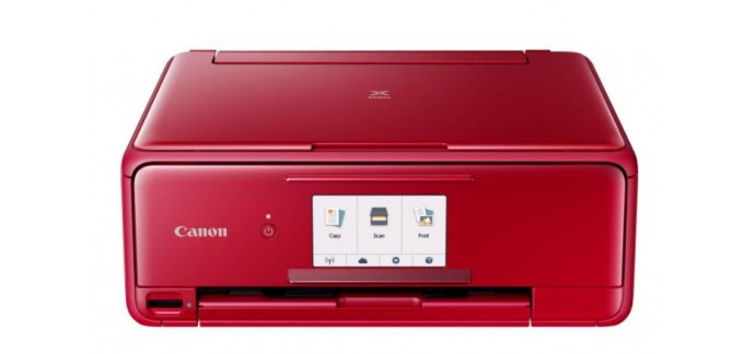 Canon: Imprimante WiFi - CANON PIXMA TS8152 Rouge, à 89,99€ + 20€ de remise