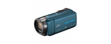 Ubaldi: Caméscope - JVC GZ-RX645 Bleu + carte SD 16 Go, à 399€ + 15€ de réduction tous les 100€