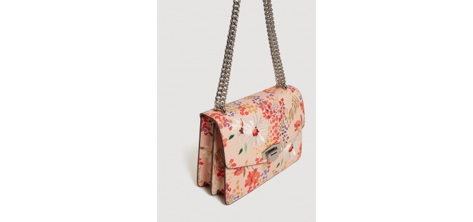 Mango: Sac imprimé floral détail broderie nude d'une valeur de 24,99€ au lieu de 35,99€