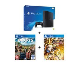Auchan: PS4 Pro 1 To + Qui Es-tu ? + Far Cry 5 + Dragon Ball FighterZ à 409,99€