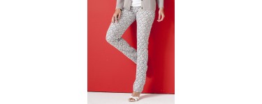 Damart: Pantalon extensible imprimé à 18,70€ au lieu de 46,99€