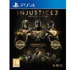 Base.com: Jeu PS4 - Injustice 2 : Legendary Edition (Steelbook) - Day One Edition, à 41,59€ au lieu de 57,99€