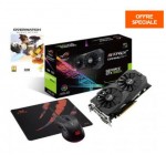 Materiel.net: Carte Graphique Asus GeForce GTX 1050 Ti STRIX Gaming+ Jeu Overwatch et Souris Asus offerts,à 199,9€