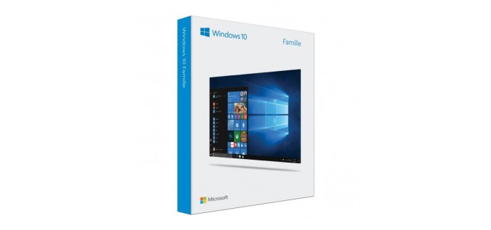 Cdiscount: MICROSOFT Windows 10 Famille à 119,99€ au lieu de 156,60€