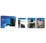 Fnac: Pack Sony PS4 Pro 1 To+ Code de téléchargement Qui es-tu? + 3 jeux à 454,99€ au lieu de 569,96€