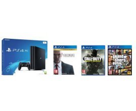 Fnac: Pack Sony PS4 Pro 1 To+ Code de téléchargement Qui es-tu? + 3 jeux à 454,99€ au lieu de 569,96€