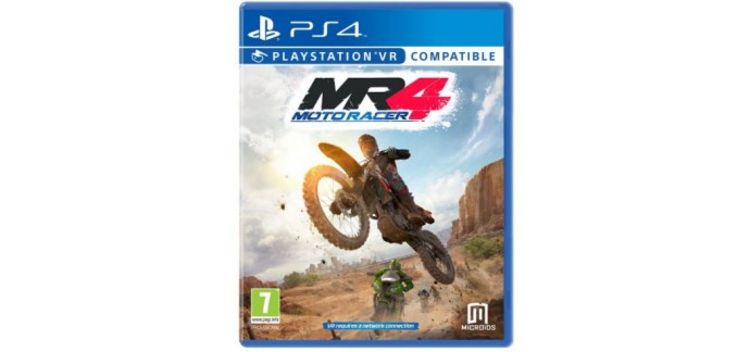 Micromania: Jeu PS4 - Moto Racer 4 (Playstation VR compatible), à 19,99€ au lieu de 24,99€