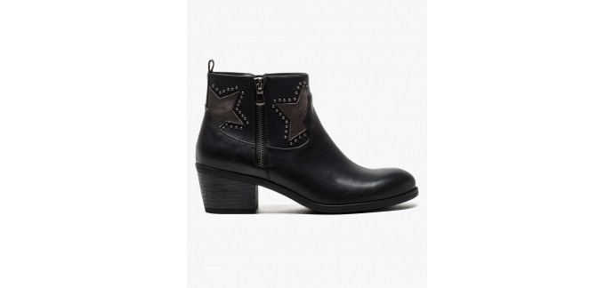 GÉMO: Boots avec motifs étoiles et zip décoratifs à 19€ au lieu de 39,99€