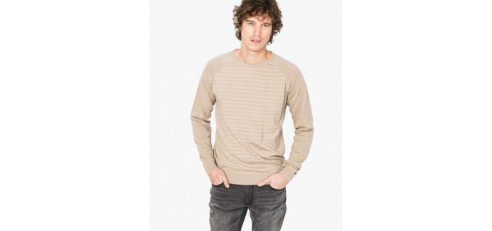 GÉMO: Pull classique en maille fine rayée à 9€ au lieu de 14,99€