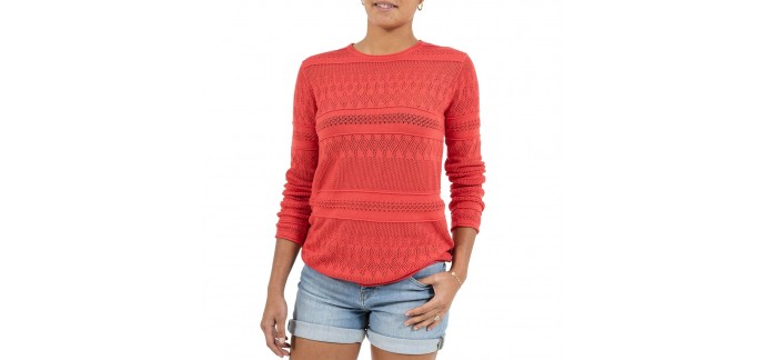 Oxbow: Pull Perosa Corail à 42€ au lieu de 60€