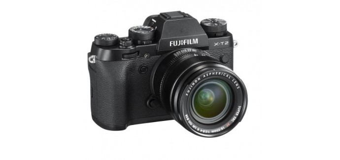 Fnac: Hybride Fujifilm X-T2 au prix de 1699,99€ au lieu de 1899,99€