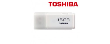 Office DEPOT: Clé USB Toshiba THN-U202W0160E4 16 Go Blanc à 5,49€ au lieu de 6,59€