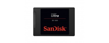 Amazon: SSD Interne 2.5" SanDisk Ultra 3D (TLC 3D Nand) - 2 To à 369,90€ au lieu de 599,99€