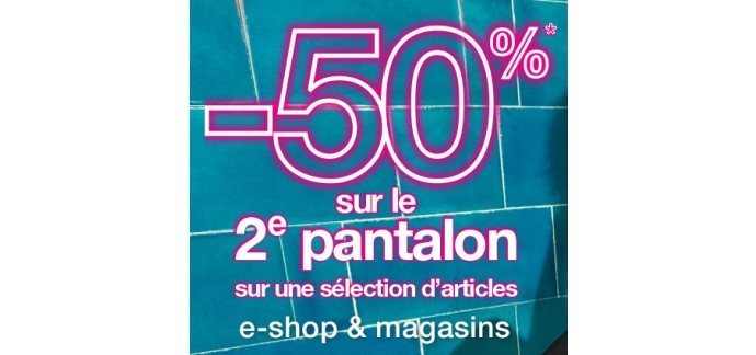 Jennyfer: -50% sur le deuxième pantalon