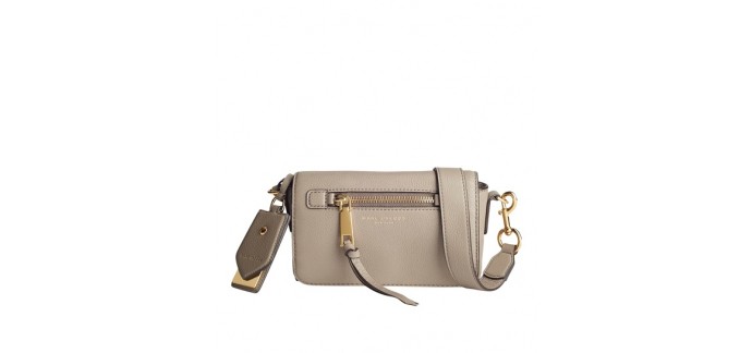 Galeries Lafayette: Sac pochette en cuir de cachette crossbody recruit Marc Jacobs au prix de 224€ au lieu de 320€