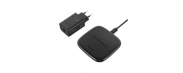 Amazon: Chargeur Sans Fil Rapide RAVPower 7,5 W pour iPhone X / 8 / 8  à 25,49€ au lieu de 33,99€