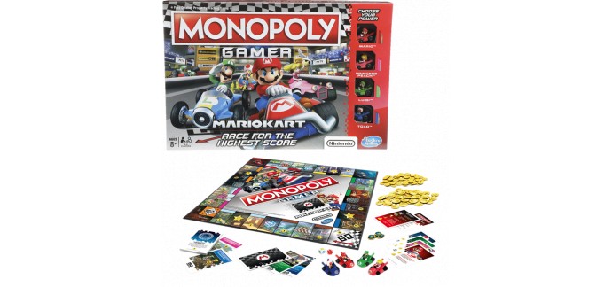 Amazon: Monopoly Gamer édition Mario Kart (E1870) à 25,99€