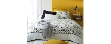 Becquet: Linge de lit triangles au prix de 17,48€ au lieu de 26,90€