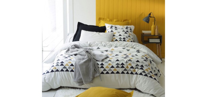 Becquet: Linge de lit triangles au prix de 17,48€ au lieu de 26,90€