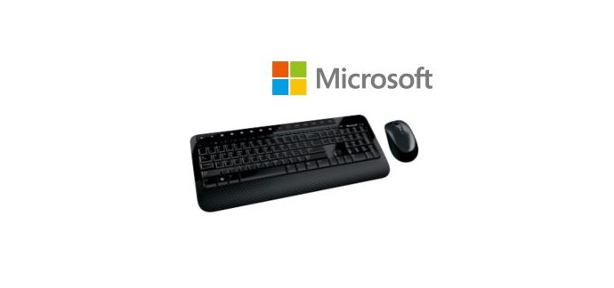 Office DEPOT: Ensemble Clavier/Souris Sans fil Microsoft 2000 Noir à 34,99€ au lieu de 41,99€