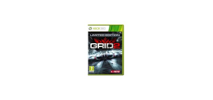 Auchan: GRID 2 Edition Limitée Xbox 360 à 7,49€ au lieu de 29,99€