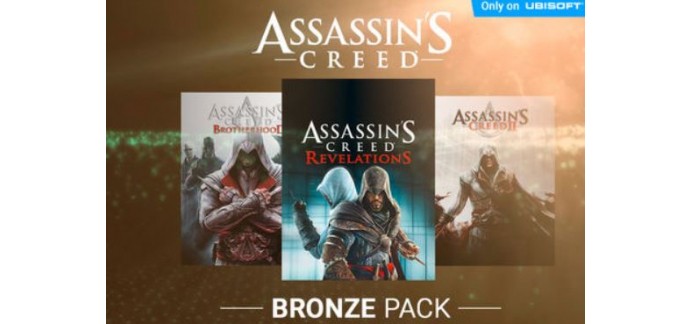 Ubisoft Store: Jeu PC - Assassin's Creed: Bronze Pack, à 35,97€ au lieu de 39,97€