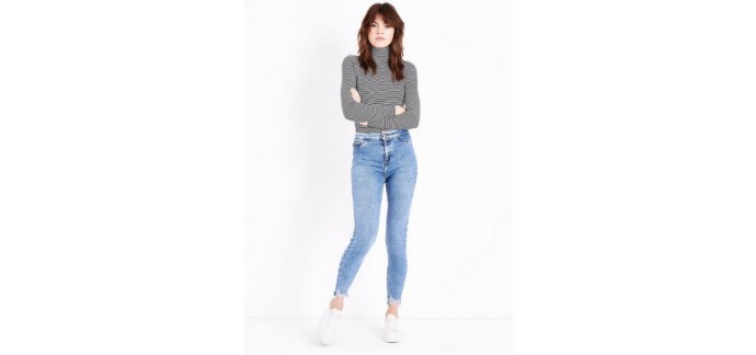 New Look: Jean taille haute super skinny Hallie à 17€