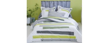 Becquet: Linge de lit motifs graphiques à 14,94€ au lieu de 24,90€