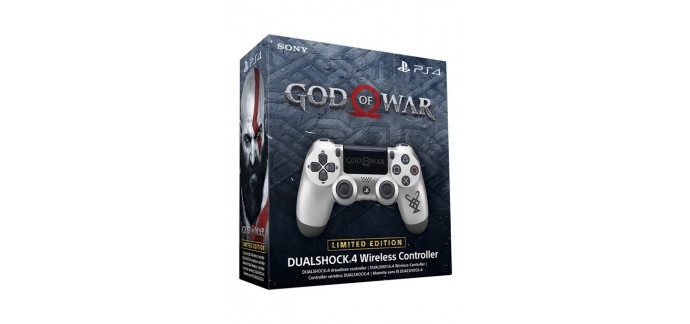 Base.com: Manette PS4 - Dualshock 4 Wireless Controller: God of  War, à 52,03€ au lieu de 63,79€ 