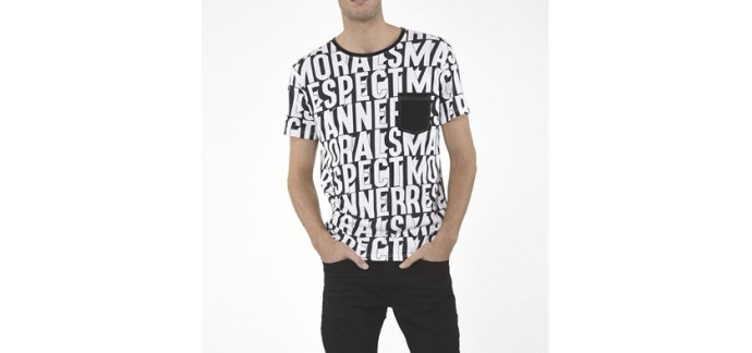 Brandalley: T-shirt manches courtes Kaporal à 7,99€
