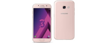 Auchan: Smartphone - SAMSUNG Galaxy A3 2017 Rose, à 259,9€ au lieu de 309,9€ + 70€ remboursés