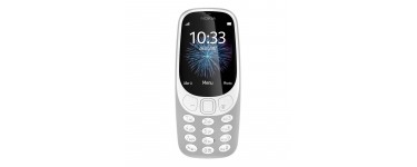 Electro Dépôt: Téléphone Mobile - NOKIA 3310 Gris, à 48,9€ au lieu de 68,9€ (ODR)