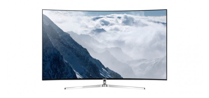 EasyLounge: Téléviseur incurvé UHD 4K  - SAMSUNG UE55KS9000, à 1599€ au lieu de 2490€